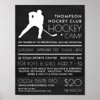 Chalkboard, Hockey Camp Advertising