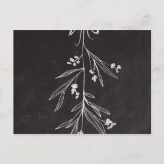 Chalkboard Holiday Mistletoe - Christmas