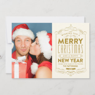 CHALKBOARD HOLIDAYS   HOLIDAY PHOTO CARD