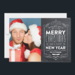 CHALKBOARD HOLIDAYS | HOLIDAY PHOTO CARD<br><div class="desc">©Fine & Dandy Paperie</div>