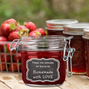 Chalkboard kitchen of NAME Homemade with LOVE