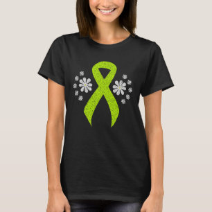 Chalkboard Lime Green Awareness Ribbon T-Shirt