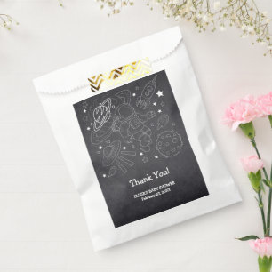 Chalkboard Little Space Explorer Baby Shower Favour Bag