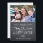 Chalkboard Look Holiday Photo Cards<br><div class="desc">Celebrate the season with this modern and stylish holiday card from Berry Berry Sweet.</div>
