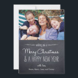 Chalkboard Look Holiday Photo Cards<br><div class="desc">Celebrate the season with this modern and stylish holiday card from Berry Berry Sweet.</div>