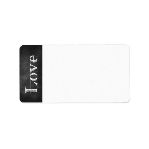 Chalkboard Love Address Labels