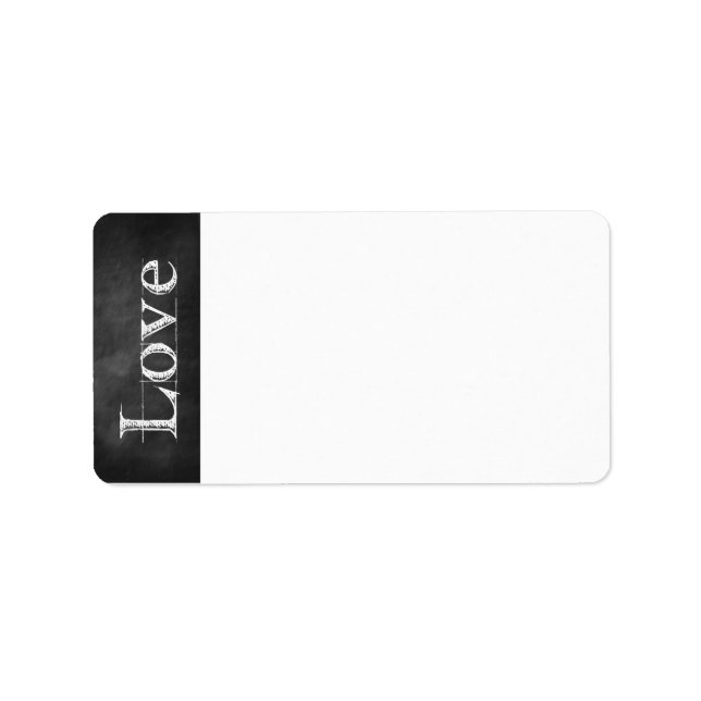 Chalkboard Love Address Labels (Front)