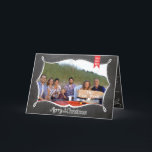 Chalkboard Merry Christmas Family Photo Card<br><div class="desc">Chalkboard Typography Christmas Photo Card  Christmas Photo Card</div>