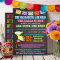 Chalkboard Mexican Fiesta Bridal Shower