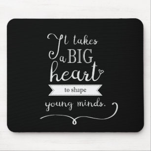 "Chalkboard" Mousepad with a Quote for Teachers