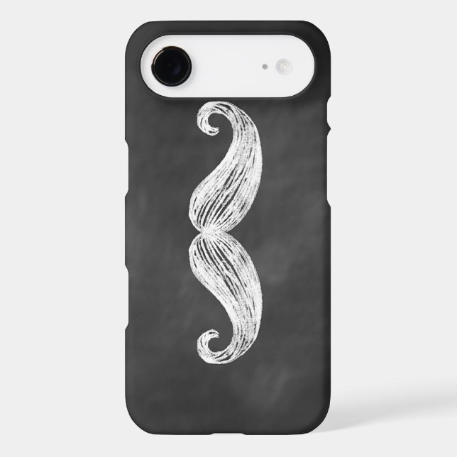 Chalkboard Moustache iPhone 6 Case (Back)
