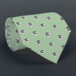 Chalkboard Mr Yellow and green Tie<br><div class="desc">Any Tie that isn't printed front and back can be customized by you to have the print on the back side too.  Just click customize more and select all and copy and then select the back side and paste.</div>