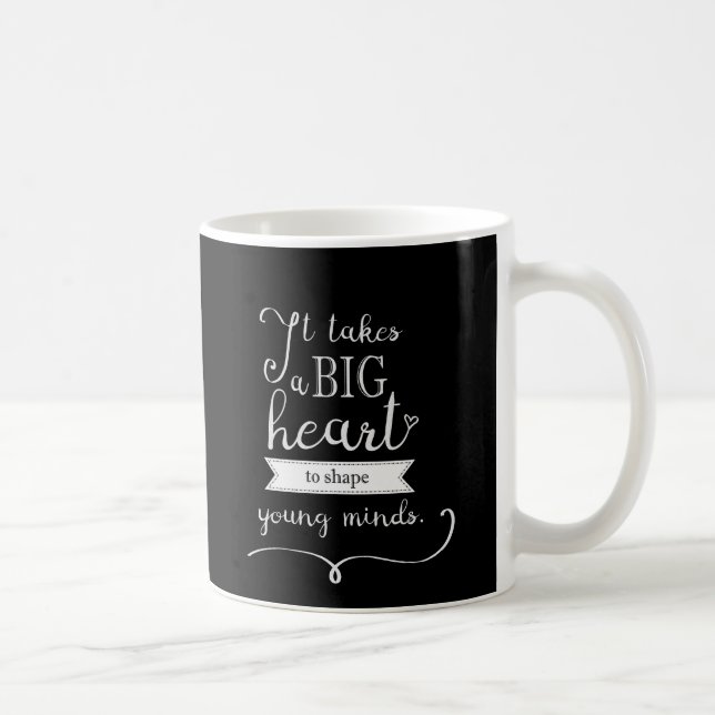 "Chalkboard" Mug with a Quote for Teachers (Right)