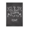 Chalkboard Our Beach Wedding Matching RSVP Reply