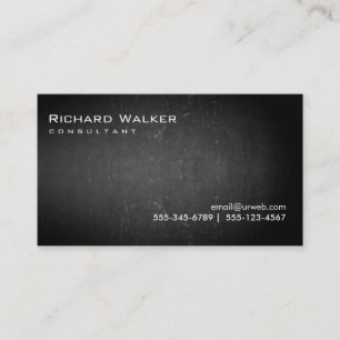 Chalkboard Professional Retro Cool Blackboard Business Card
