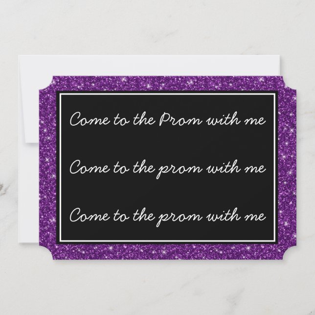 Chalkboard Prom Invite (Front)