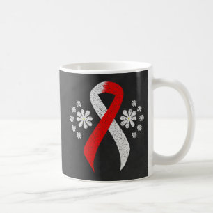 Chalkboard Red and White Ribbon Coffee Mug
