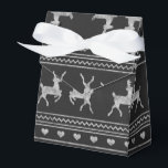 Chalkboard Reindeer Christmas Favour Box<br><div class="desc">Chalkboard Reindeer Christmas Favour Box</div>