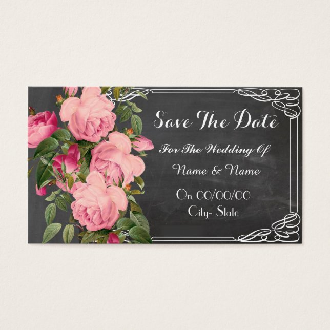 chalkboard save the date (Front)