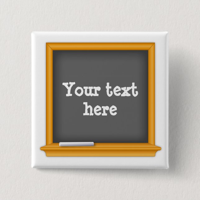 Chalkboard School Spirit Badge (Front)