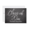 Chalkboard Script Graduation Announcement