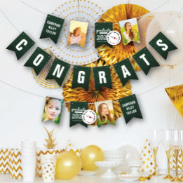 Chalkboard Sketch Class Of 2026 Photo Grad Party Bunting
