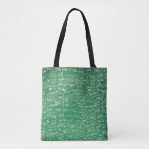 Chalkboard Statements Fun School Time Design  Tote Bag