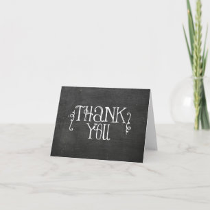 chalkboard thank you card