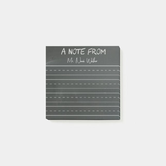  Chalkboard Themed Post-it Notes (Front)