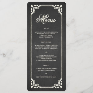 Chalkboard Union Menu