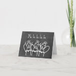 Chalkboard Wallies Holiday Note Cards<br><div class="desc">FA la la la la la,  Merry Christmas with doodle angels.  Chalkboard Wallies holiday Note Cards.</div>