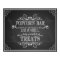 Chalkboard Wedding Popcorn Bar table print
