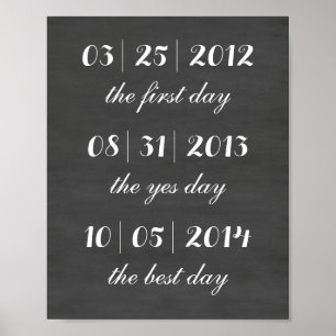Chalkboard Wedding Sign