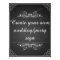 Chalkboard wedding sign with your own words
