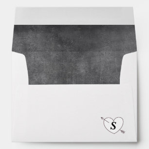 Chalkboard with Heart Envelope