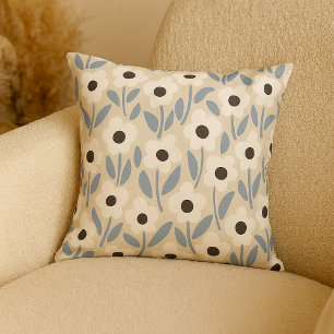 Chalkflower Garden Blue Winter Vibe Cushion