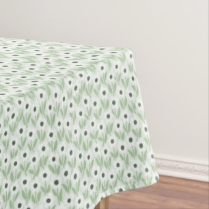 Chalkflower Garden Botanical Calm Tablecloth