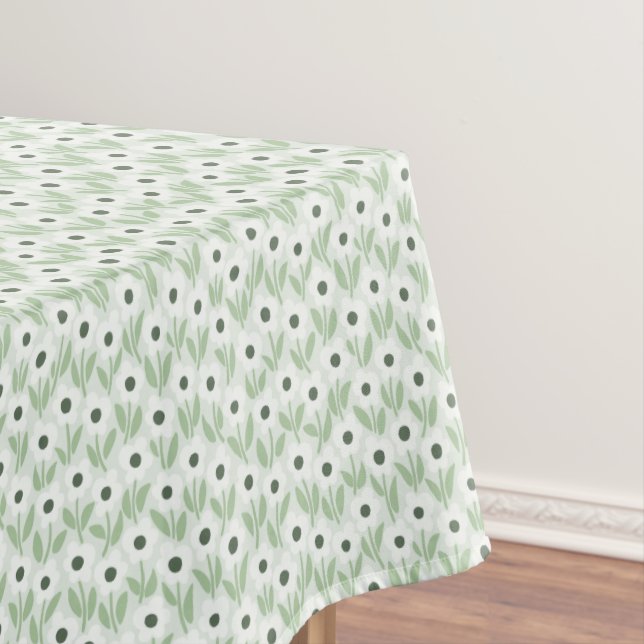 Chalkflower Garden Botanical Calm Tablecloth (In Situ)