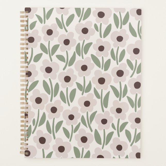Chalkflower Garden Muted Berry Mix Planner (Front)