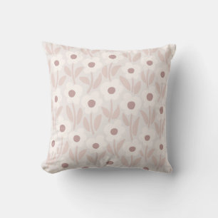 Chalkflower Garden Soft Romantic Pink Cushion