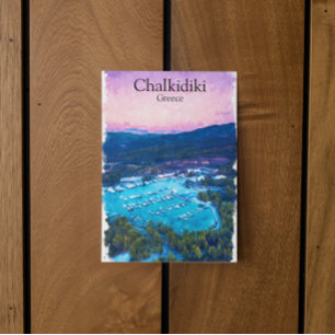 Chalkidiki Greece Landscape Postcard