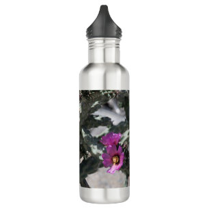 Challa Cactus in bloom  710 Ml Water Bottle