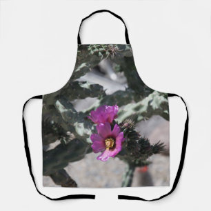 Challa Cactus in bloom Apron