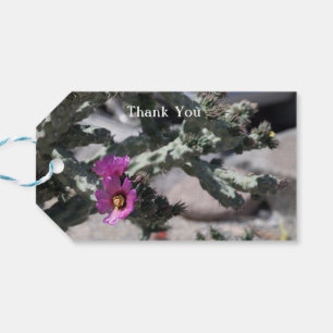 Challa Cactus in bloom Gift Tags