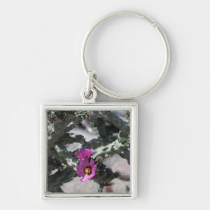 Challa Cactus in bloom Key Ring