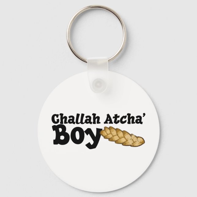 Challah Atcha' Boy Key Ring (Front)