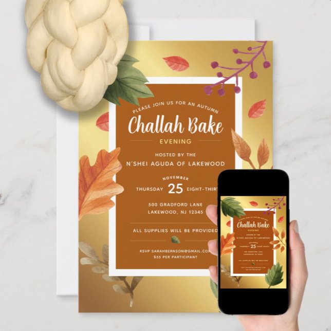Challah Bake Event Invitation (Creator Uploaded)