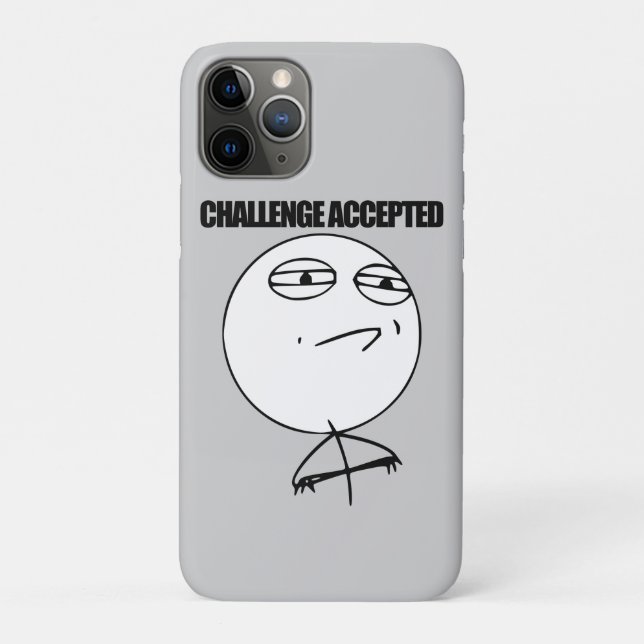Challenge Accepted Case-Mate iPhone Case (Back)
