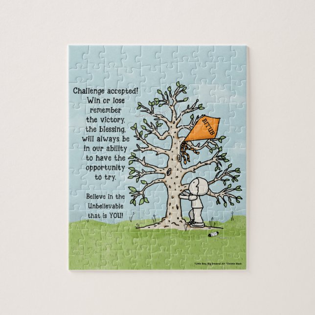 Challenge Accepted Jigsaw Puzzle (Vertical)