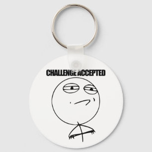 Challenge Accepted Key Ring